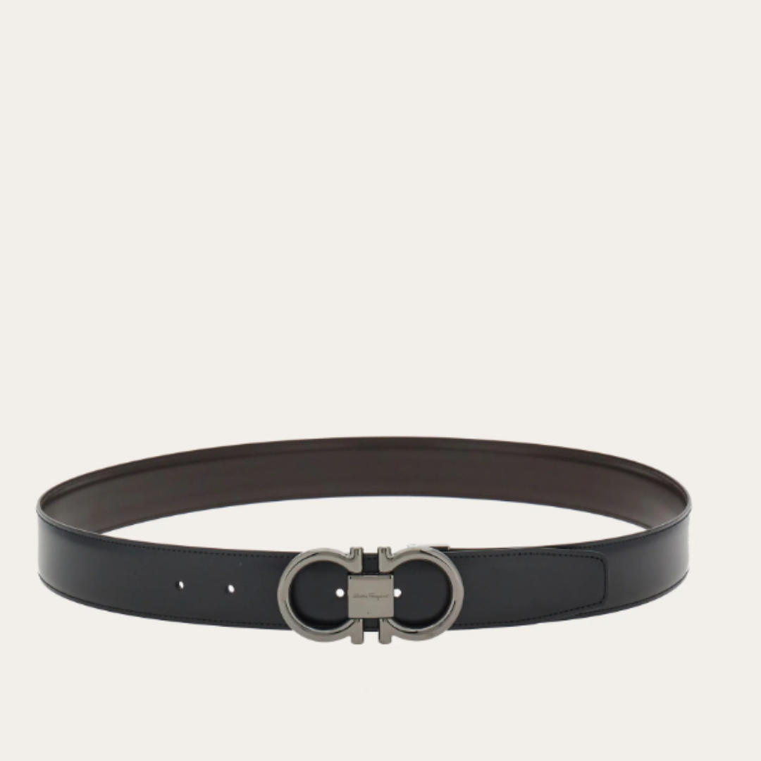 Ferragamo Gancini Belt - Black&Brown